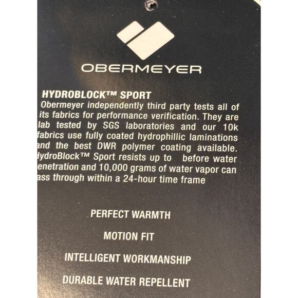 Obermeyer Perseus Bib Pant Men’s XL Snow Ski Snowboard Gray NWT - Picture 7 of 8